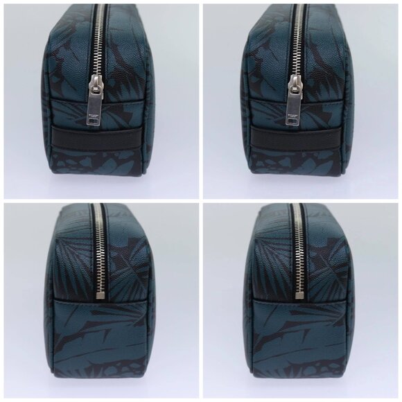 SAINT LAURENT Pouch PVC Green Auth ac3173 - Picture 16 of 16